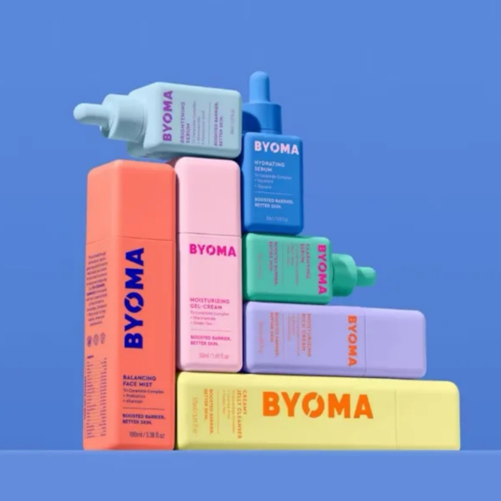 Skincare Laneige - INS HOT BYOMA バリアリペアキット - 保湿リカバリーオイルセラムジェルクリーム