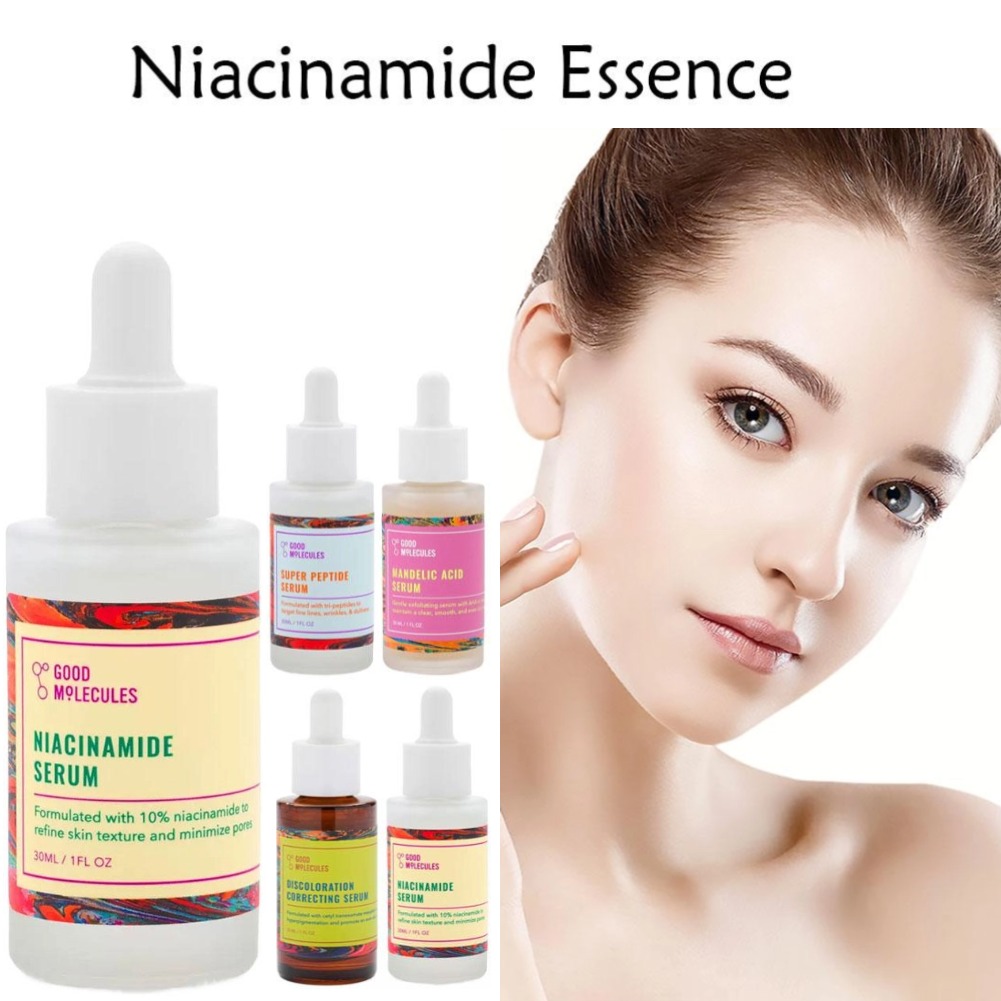 Skincare Vitamin C - プレミアムグッドモレキュールズ フェイシャルセラム 小じわ対策 ハリ肌セラム 保湿ビタミンC ヒアルロン酸配合