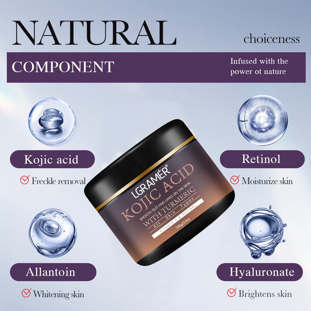 コウジ酸保湿フェイスクリーム,ビタミンCとターメリック,シミ - Skincare Vitamin C のレビューと価格