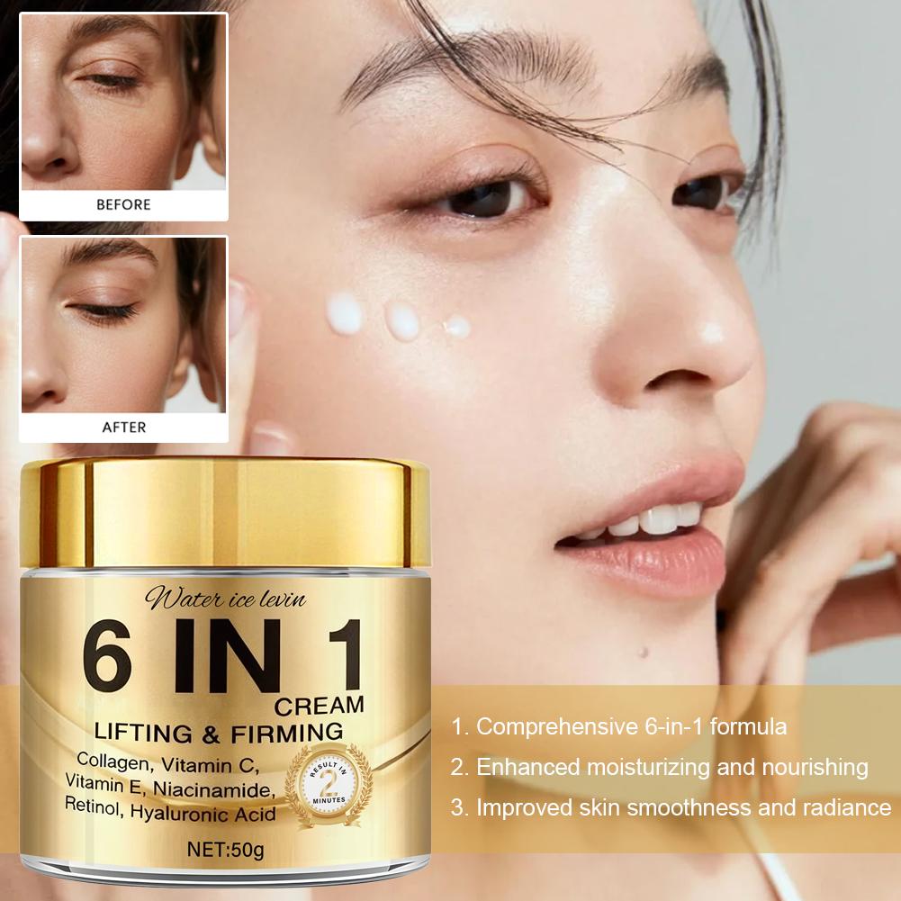 6 IN 1 コラーゲンフェイスクリーム リフティング・ファ - Skincare Vitamin C のレビューと価格