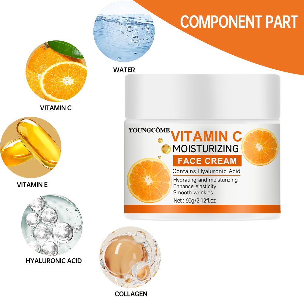 ヒアルロン酸配合ビタミンCモイスチャライザー、女性用引き締め - Skincare Vitamin C のレビューと価格