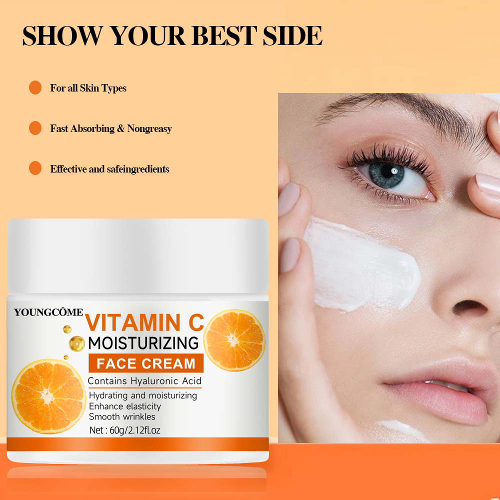 ヒアルロン酸配合ビタミンCモイスチャライザー、女性用引き締め - Skincare Vitamin C のレビューと価格
