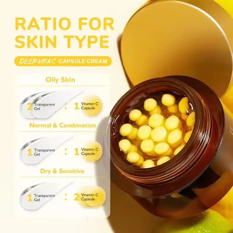 ディープビタミン C ゴールデンカプセル顔保湿剤リポソームカ - Skincare Vitamin C のレビューと価格
