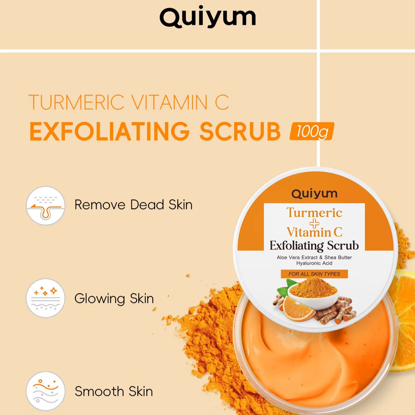 QUIYUM 13点セット ターメリック ビタミンC フェイ - Skincare Vitamin C のレビューと価格