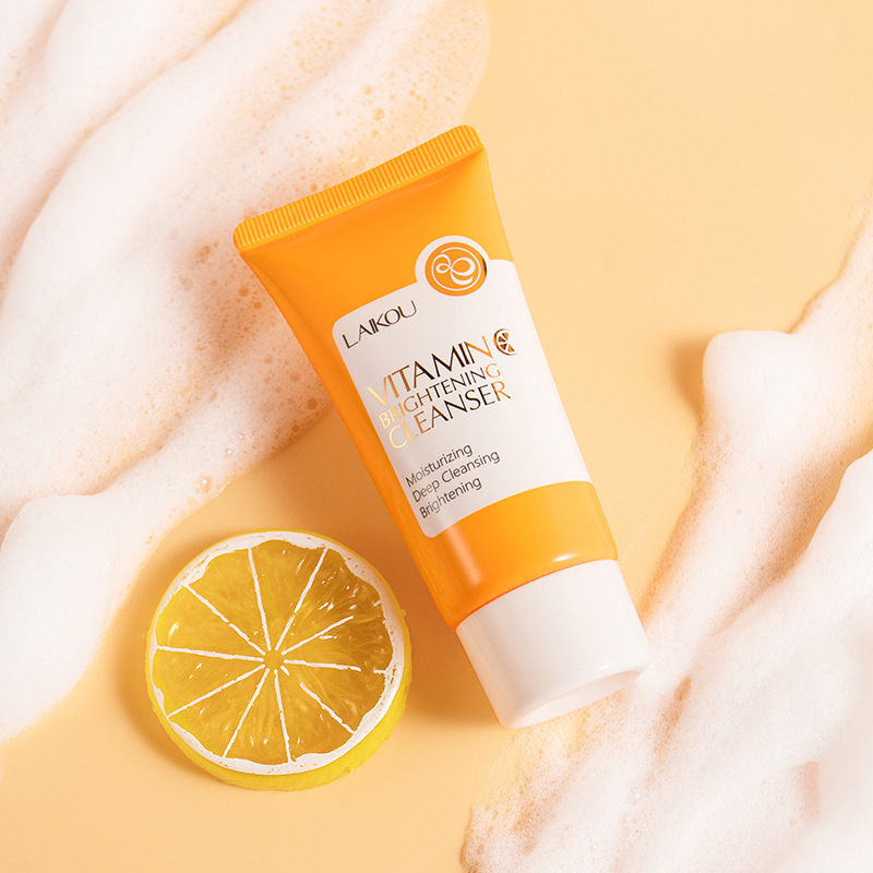 Laikou-ビタミンCフェイシャルクリーナー、50g、保湿 - Salicylic Acid Cleanser のレビューと価格