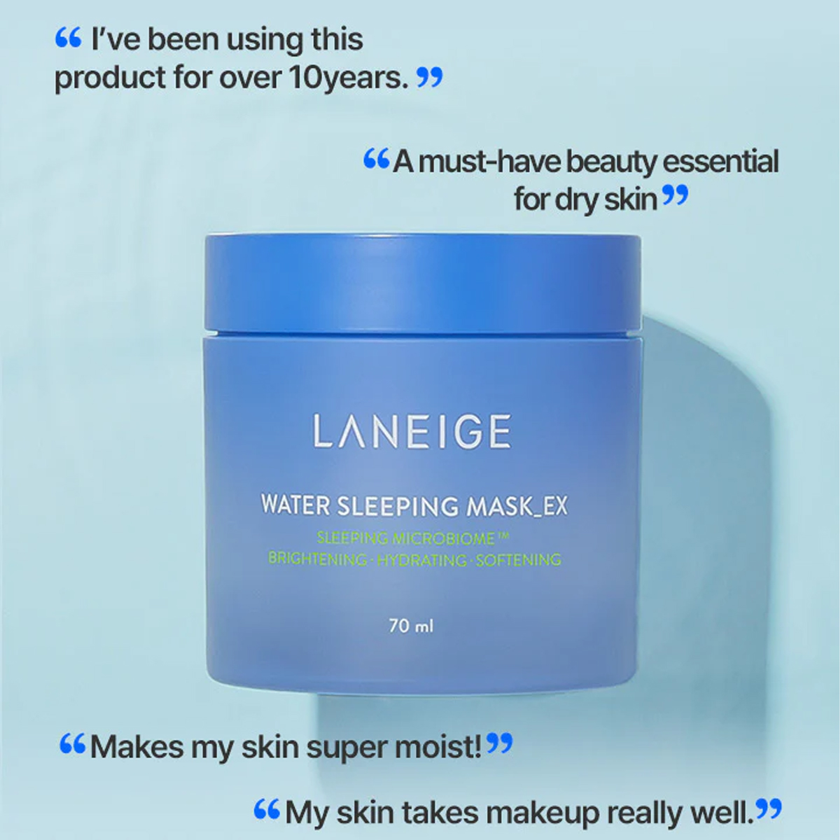 LANEIGE ウォータースリーピングマスク 70ml、一晩 - Skincare Laneige のレビューと価格